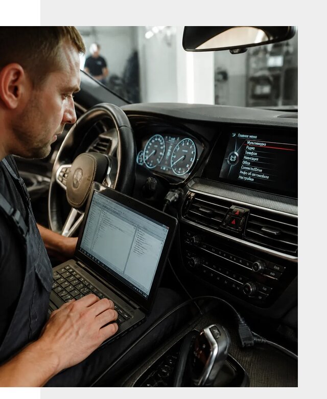 Русификация приборной панели BMW для авто в Сургуте от компании