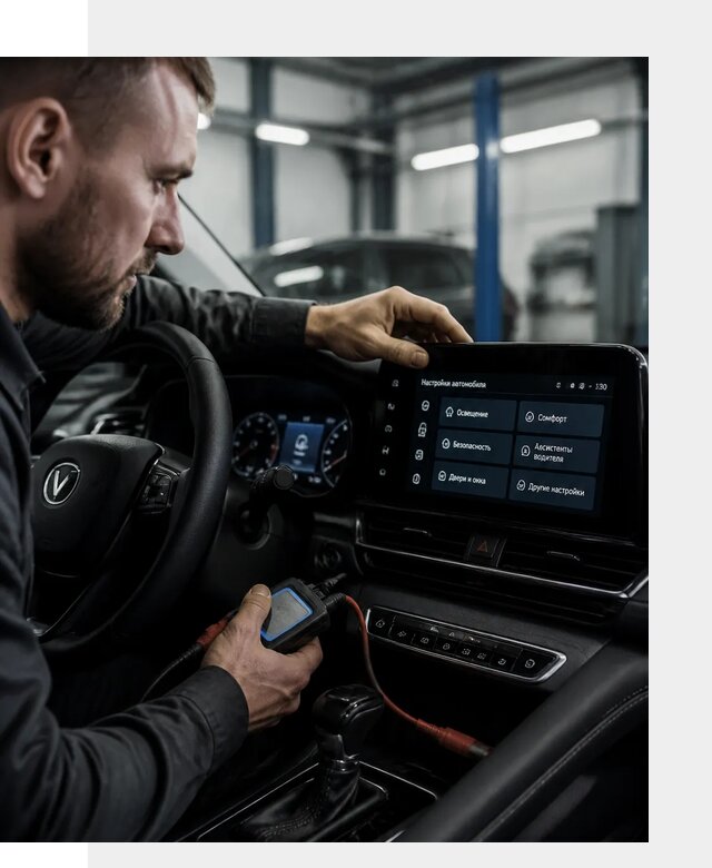 Русификация Changan CS55 и мультимедиа под ключ в Сургуте