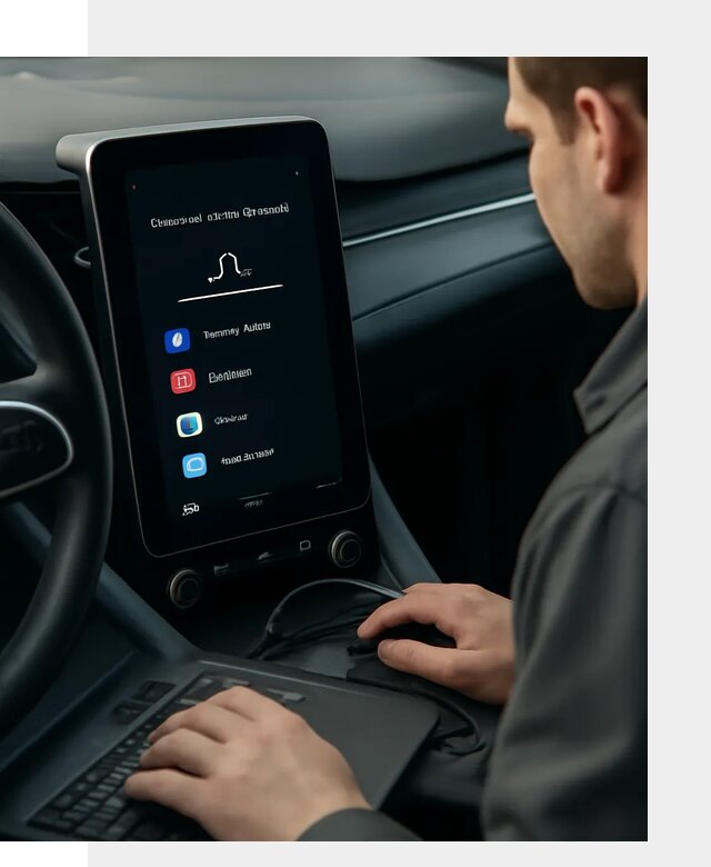 Установка приложений Lynk Co на автомобиль в Сургуте